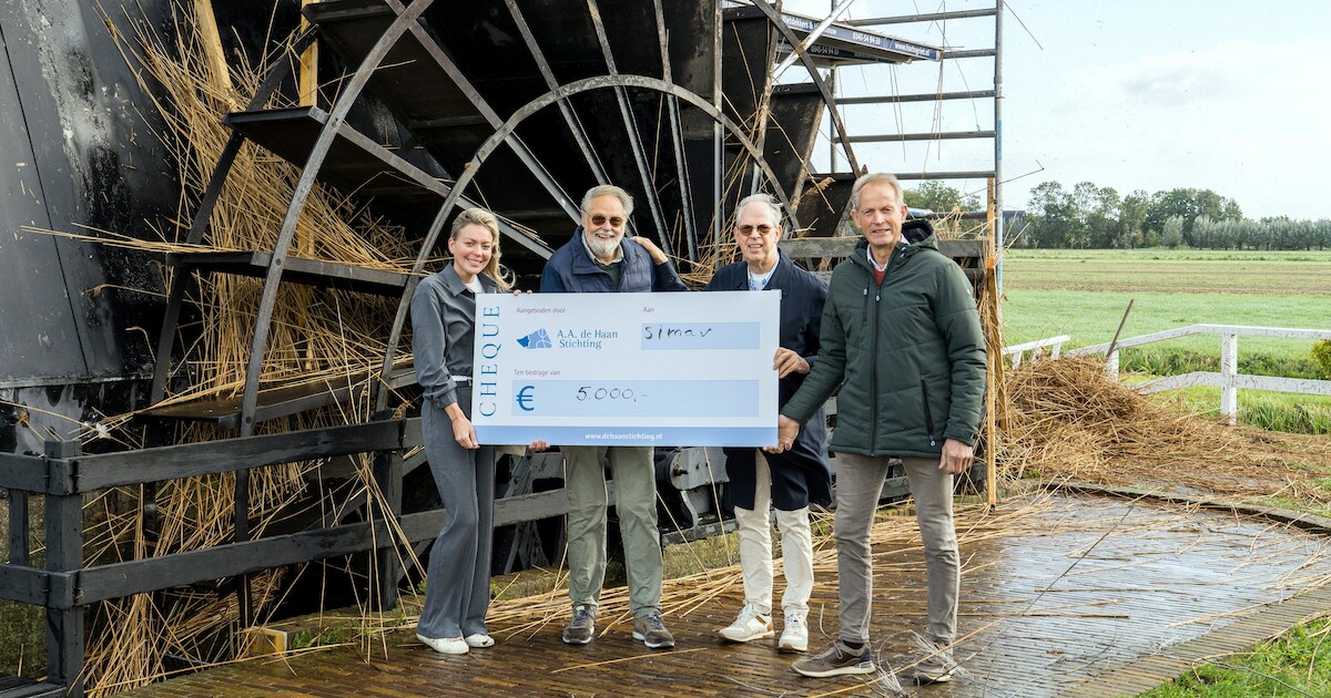 Gift voor Scheiwijkse molen in Hoornaar