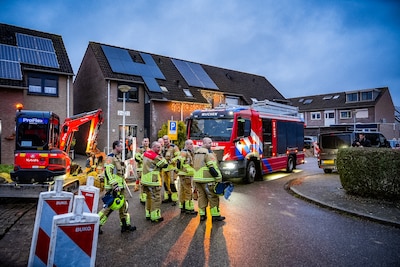 Gaslek ontstaan bij graafwerkzaamheden in Wijchense wijk