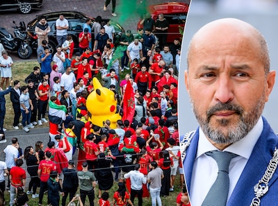 Burgemeester Marcouch van Arnhem waarschuwt toeterende fans Marokko: ‘Het moet wel een keer klaar zi