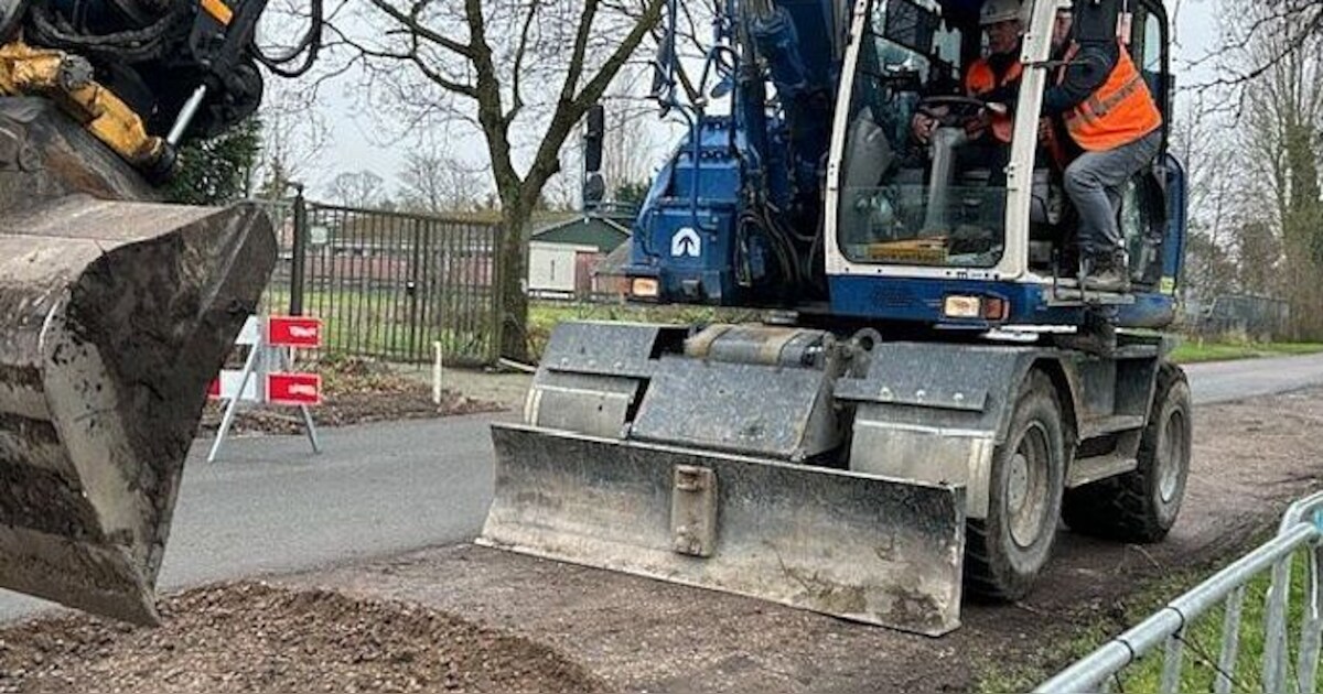Aanleg fietsstraat Gedempte Veert in Sint Pancras van start