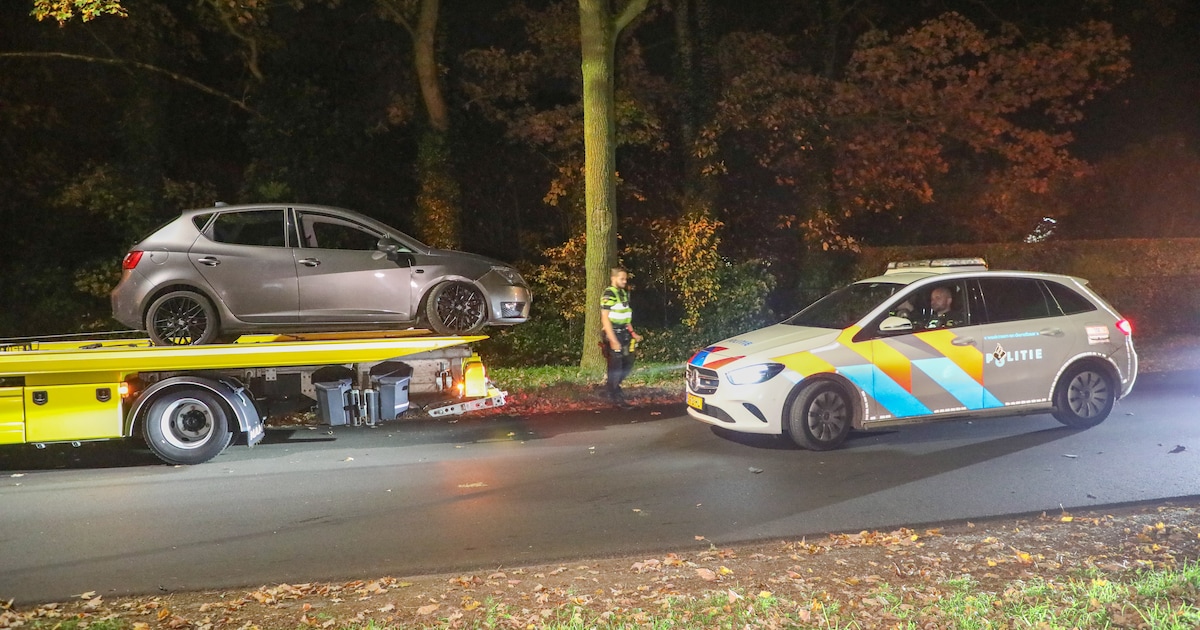 Bestuurder verliest controle over auto en ‘verdwijnt’ na ongeluk
