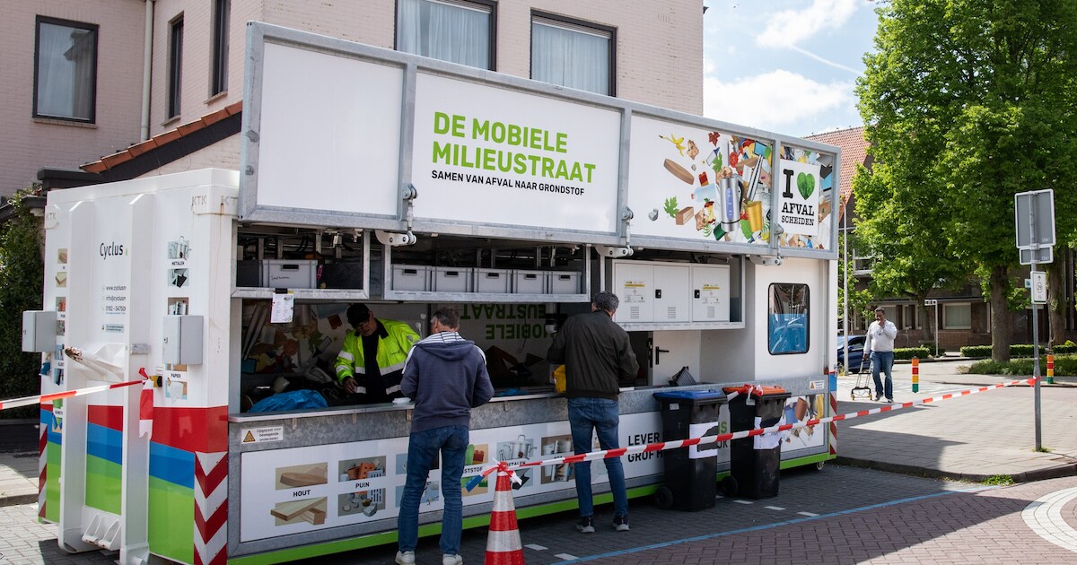 Mobiele Milieustraat komt de komende tijd regelmatig naar Nieuwkoop en omgeving