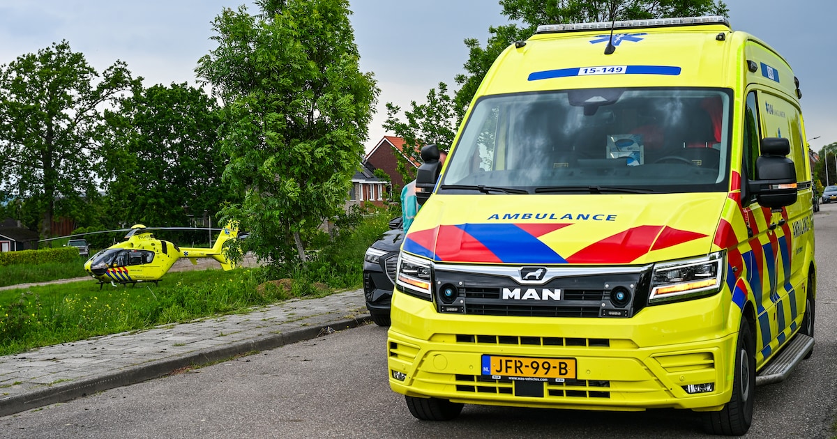 Voorvork in tweeën gebroken van wielrenner in Bleiswijk na ongeval