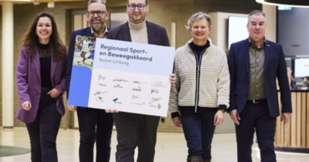 Provincie Limburg sluit sportakkoord in met zeven Noord-Limburgse gemeenten