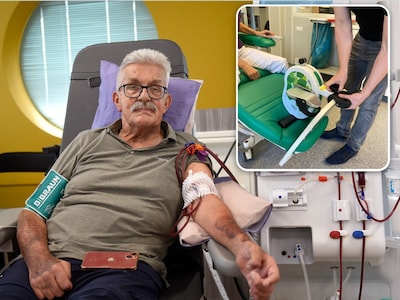 Nierpatiënt Maarten (73) heeft genoeg geld ingezameld voor dialysefietsen: ‘Ben best wel beetje trot