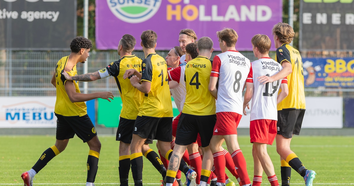 Vlam in de pan, 8 gele kaarten en 2400ste punt: dit was de derby tussen RKDEO en SV Nootdorp