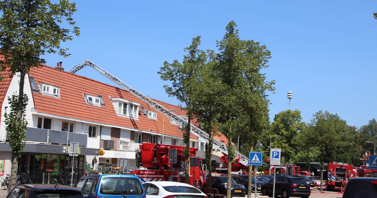 Brand in supermarkt in Heemstede
