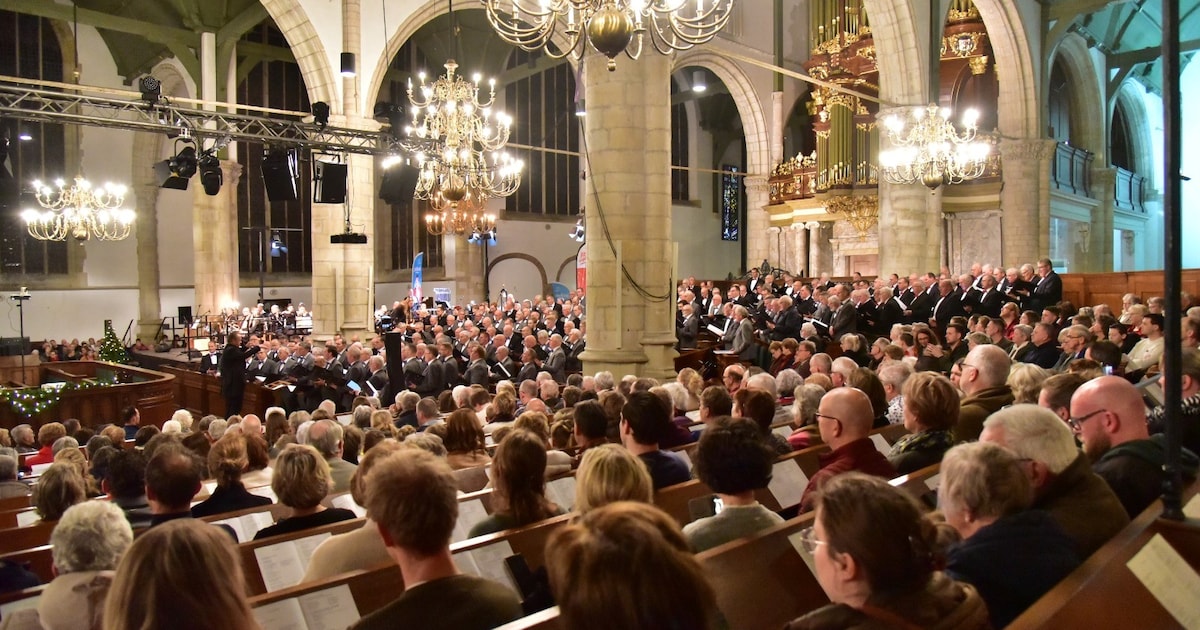 De Jostiband geeft kerstconcert in Gouda met mannenkoor de Gouwestem en Streekmannenkoor de Veluwe