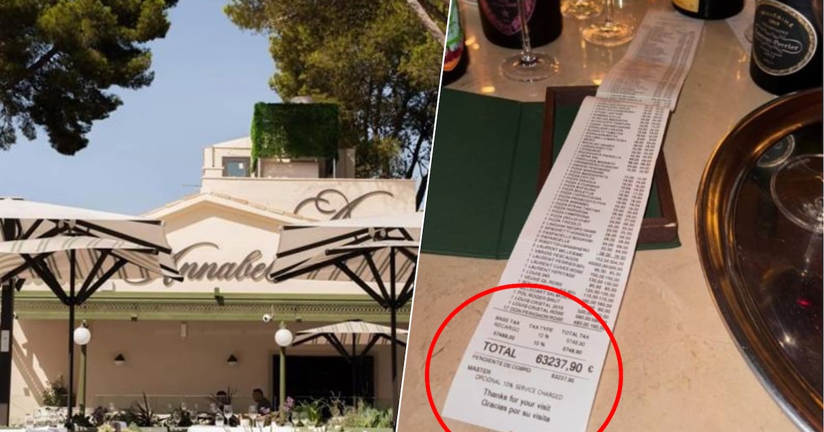 17 flessen Dom Perignon en ‘gouden’ vissen: rekening van 63.000 euro op ...