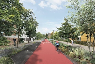 Amazonekwartier in Utrecht wordt groener en verkeersveiliger