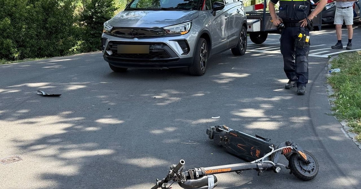 Stepper gewond bij ongeluk met auto in Beek