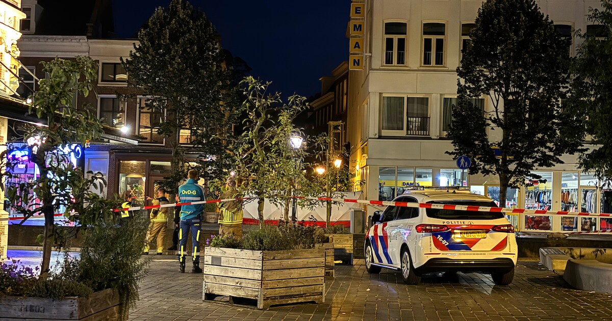 Overleden persoon aangetroffen in het water aan het Waagplein in Leeuwarden