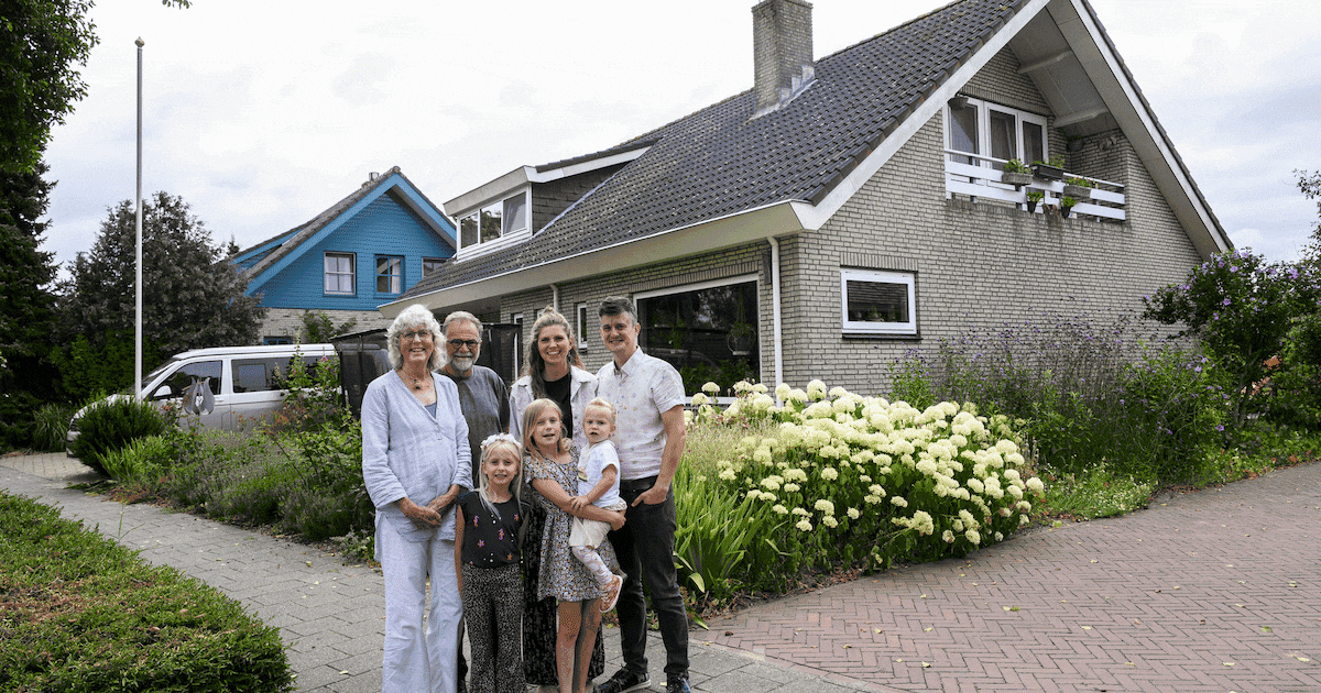 Met z’n zevenen in een kangoeroewoning: ‘We leven apart, maar zijn bij elkaar als we dat willen’