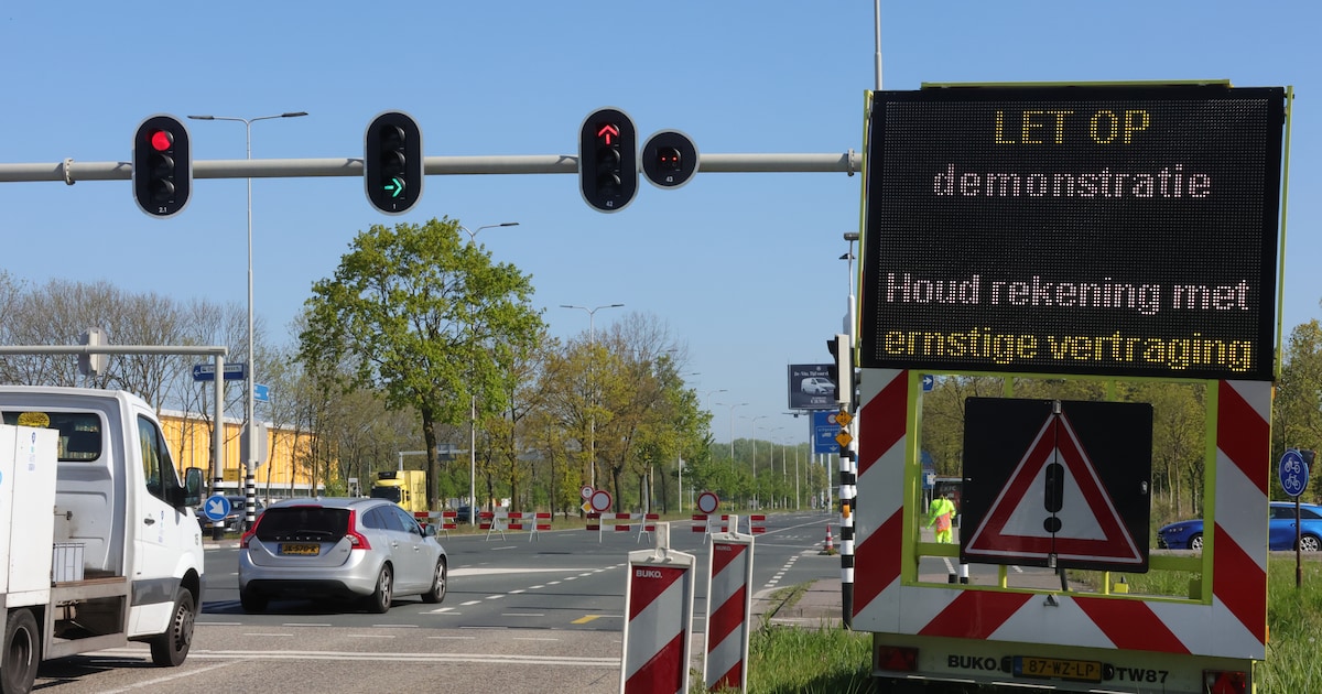 Verkeershinder verwacht door demonstratie bij Utrecht