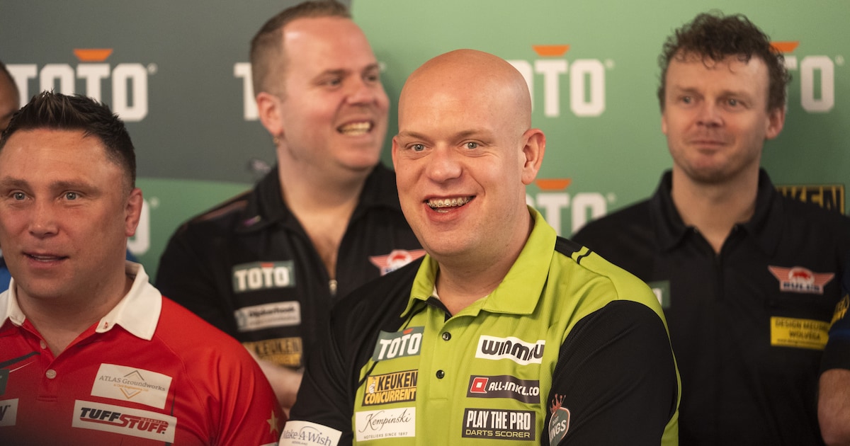 Michael van Gerwen bij Toto Dutch Darts Masters