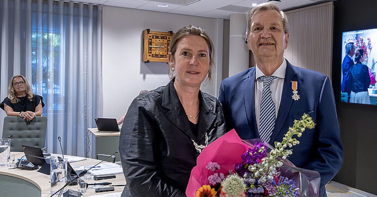 René van Splunteren ontvangt koninklijke onderscheiding in Heiloo