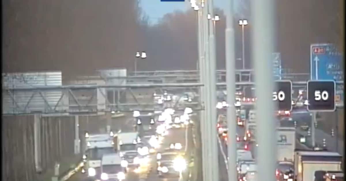 Rijstrook van de A20 weer open na ongeval bij Moordrecht: vertraging neemt af