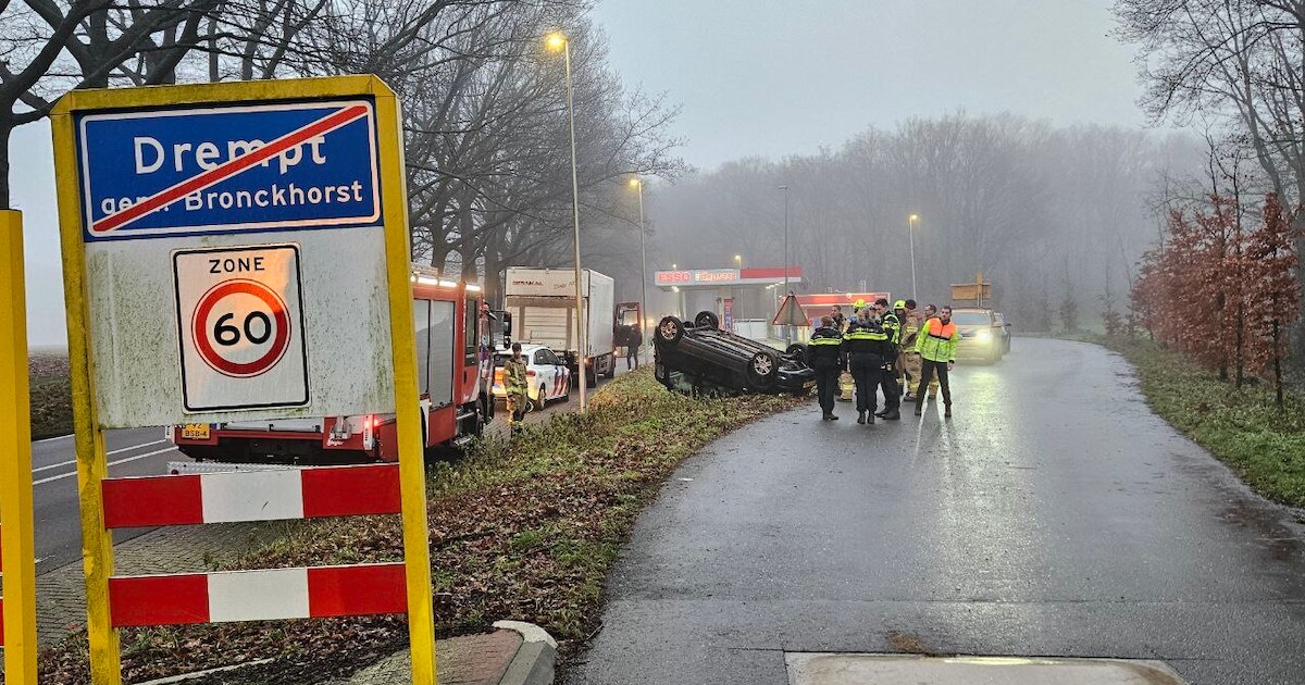 Ongeval met letsel op N317 in Drempt