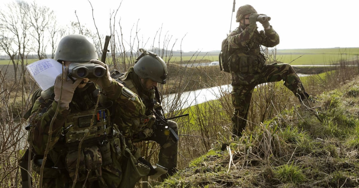 Militaire oefening in Zundert en omgeving