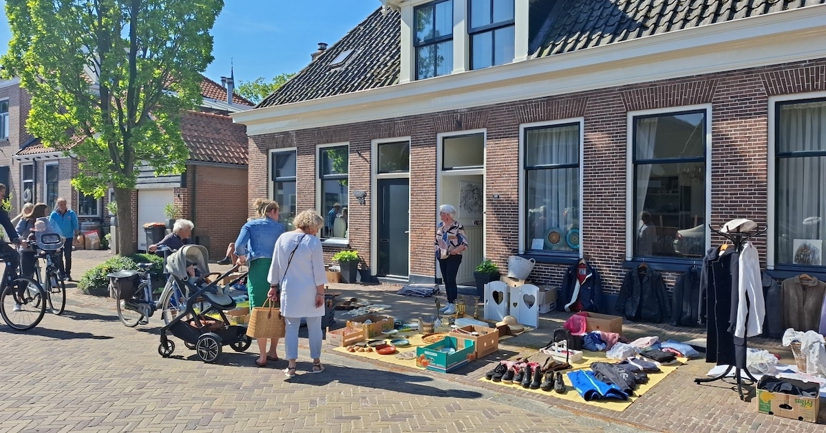 Warffum houdt grote schuurverkoop: bezoekers kunnen spullen kopen