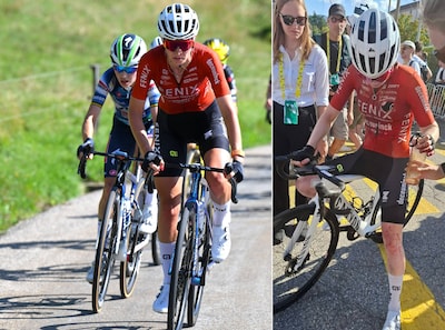 Twee uitersten in Tour: Rooijakkers valt aan, terwijl ploeggenote Pieterse lost én valt