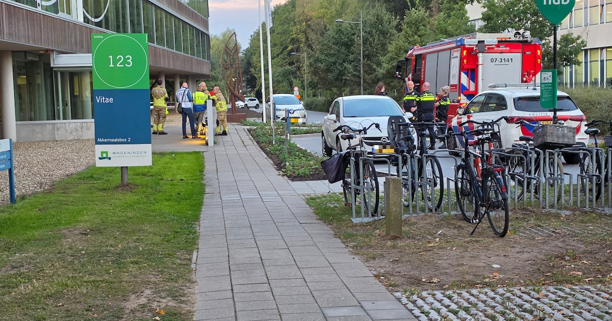 Vitae-gebouw in Wageningen ontruimd door melding gaslucht