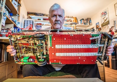 Kostbaar speelgoed: Adriaan was een bekendheid in de Meccanowereld