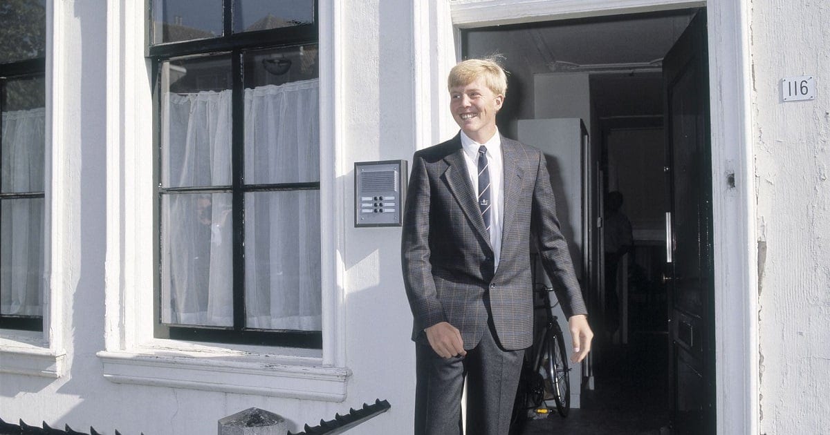 Toen in Leiden: Koning Willem-Alexander gaat studeren