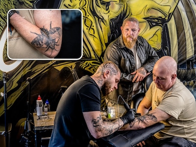 In deze tattooshop zijn al meer dan honderd kakkerlak-tattoos gezet: ‘Maar deze is écht uniek’