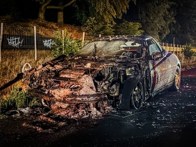 Auto brandt uit op A12 in Bennekom