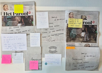 Hoe de postkamer van Het Parool volliep met Harry Styles-kranten voor fans: ‘Sorry, de sudoku is al 