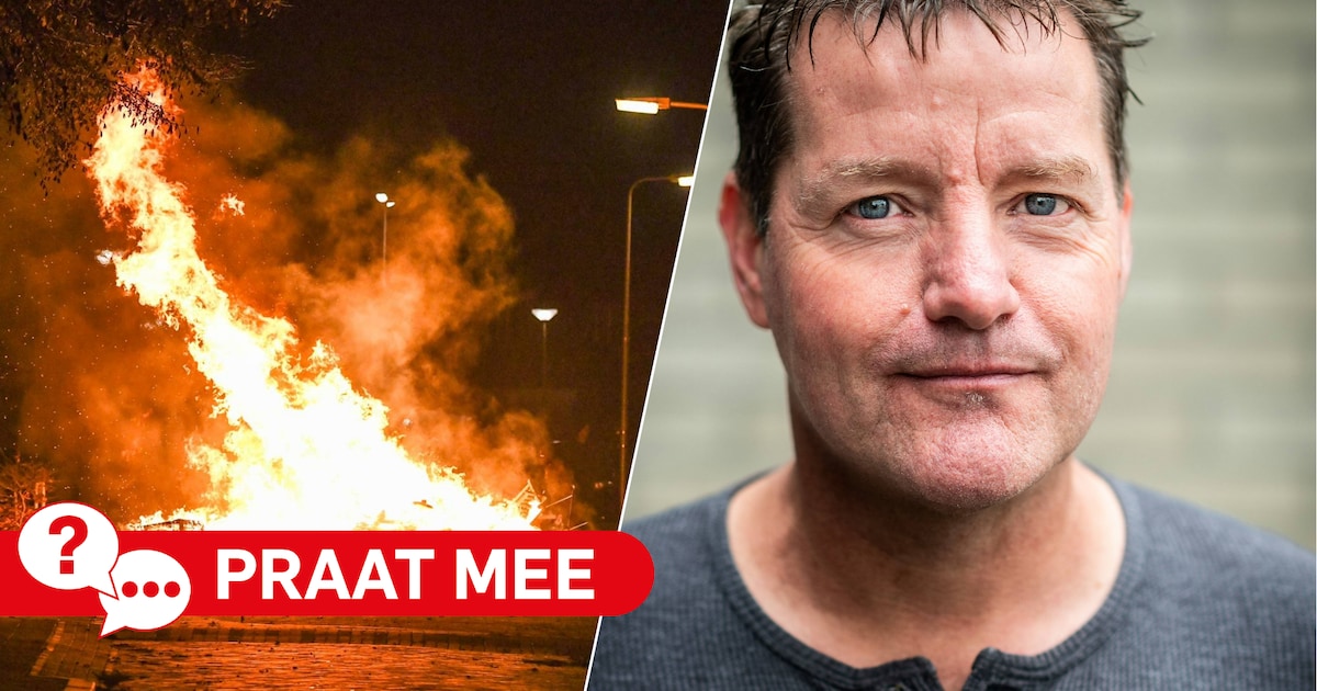 Caravan of autowrak op het vuur bij jaarwisseling: moet kunnen of kappen met die ongein?