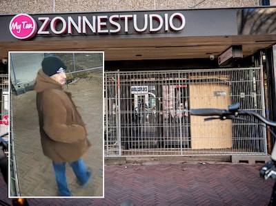 Grote aanslag bij zonnestudio: politie deelt beelden van man die explosieven plaatste