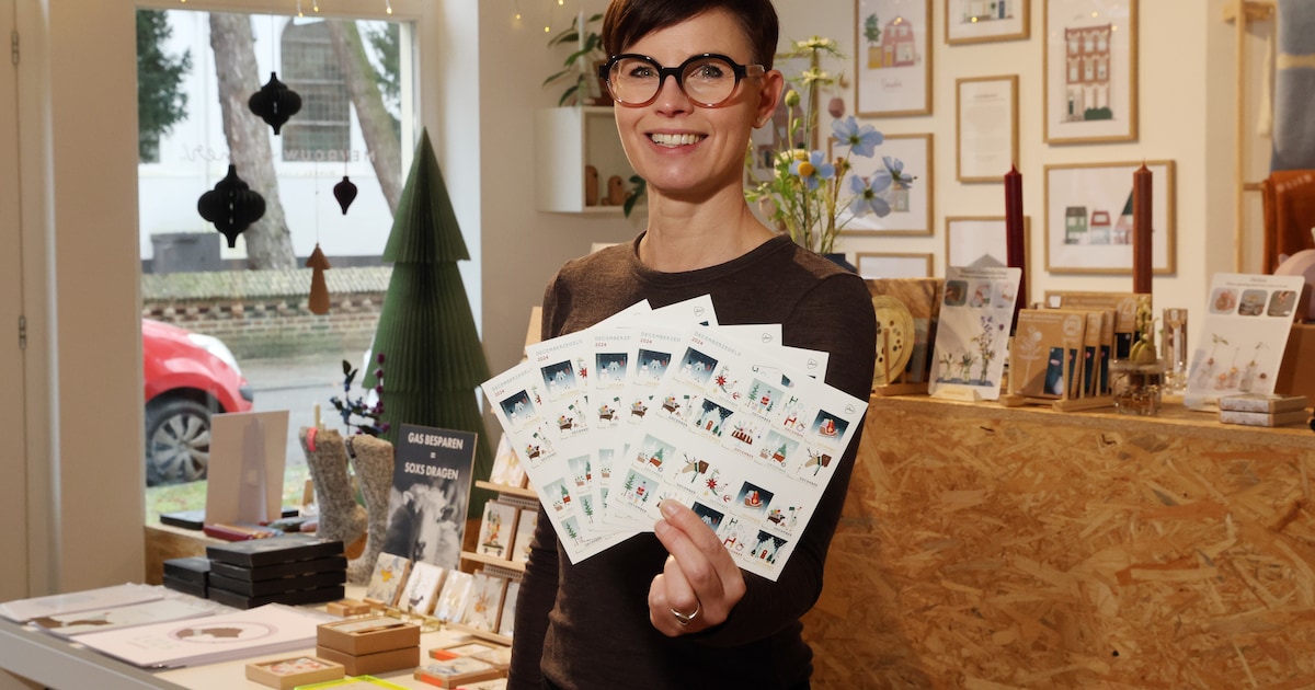 Op miljoenen kerstkaarten staan de illustraties van Marieke: ‘Samen vormen ze een vrolijk verhaal’
