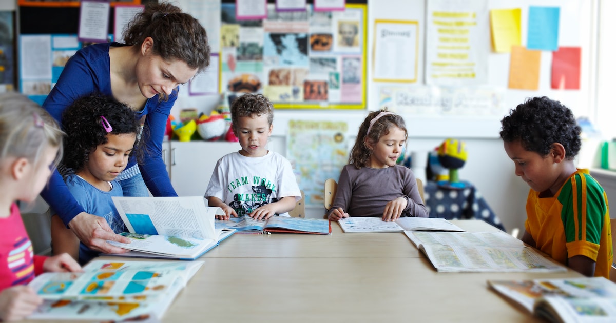 Margot lokt conciërge met smoesje naar de kleuterklas, Joep (4) weet wel hoe oud hij is