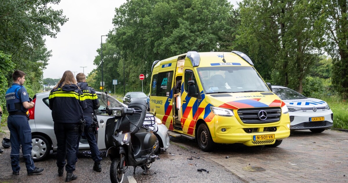 Bestuurder onder invloed van drugs bij botsing in Vlaardingen