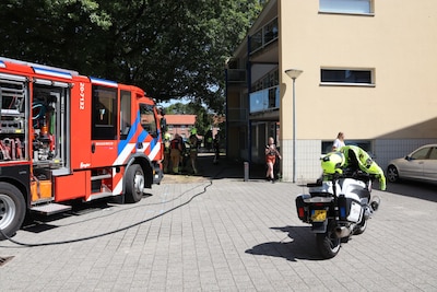 Meerdere woningen ontruimd door brand in flatgebouw in Waalwijk