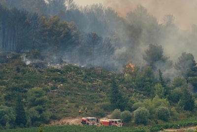 Opnieuw natuurbrand in zuiden van Frankrijk; met 40 graden nog bijzonder warm