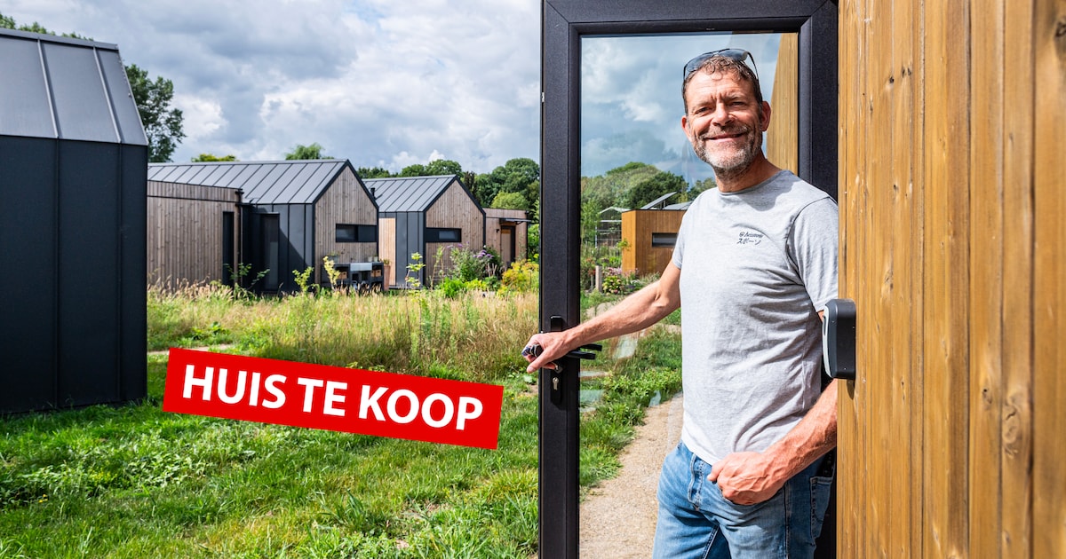 Edgar verruilde zijn woning in Leiden voor een tiny house: ‘Hier word ik weer mens’