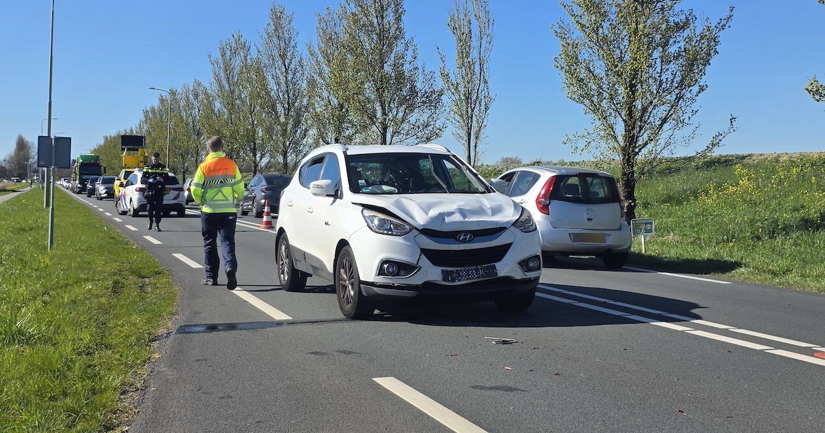 File wegens ongeluk op N207 in Gouda