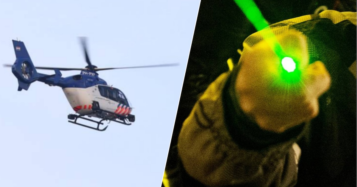 Knulletje met laserpen veroorzaakt gevaarlijke situatie: ‘Lijkt onschuldig, maar dat is het niet’