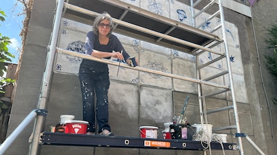 Gratis te zien: saaie muur in tuin museum Stadskasteel is nu een kunstwerk