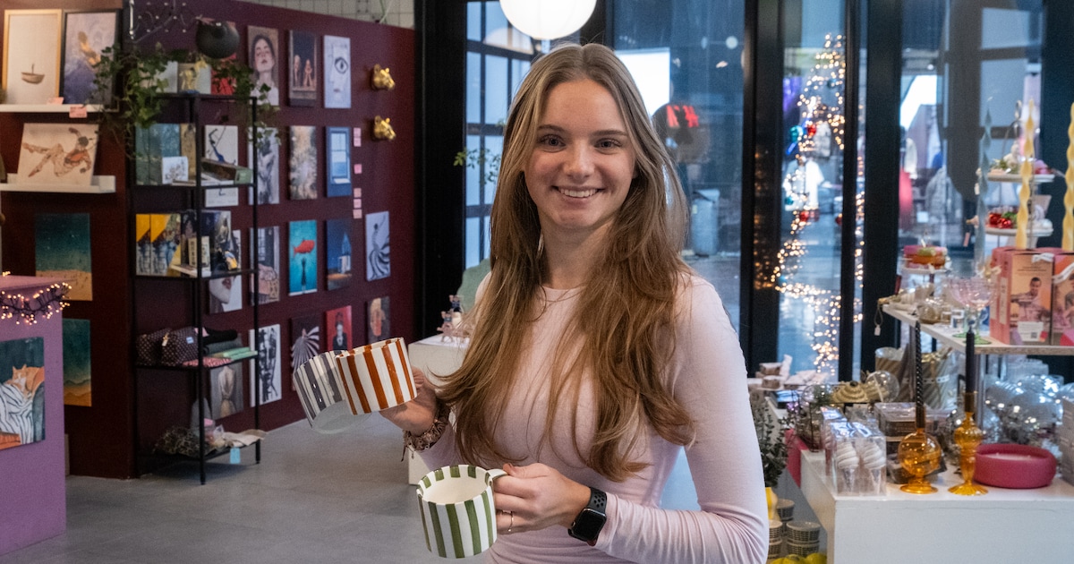 Coosje (19) neemt alle cadeaustress weg met pop-upwinkel Liefs in Amersfoort: ‘Vergeet ook jezelf ni