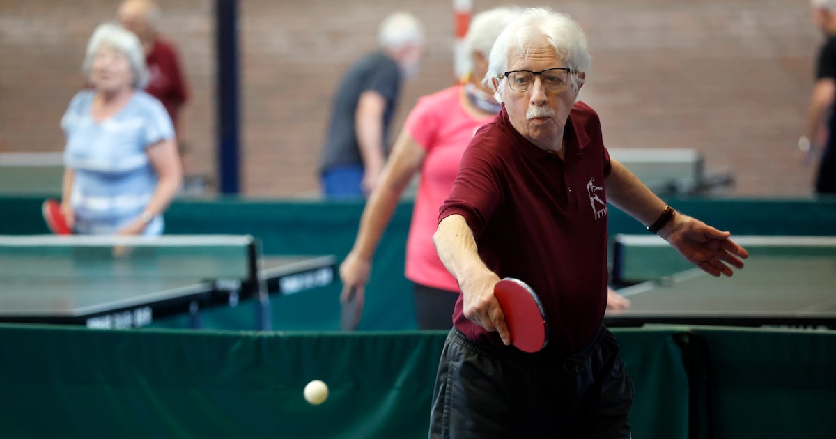 Geen harde smash, wel gezellig samen tafeltennissen: OldStars begint in IJsselstein