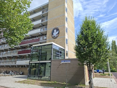 Mysterie opgelost: wie zijn deze vijf geportretteerde vrouwen op de flats aan de Ridder van Catsweg?