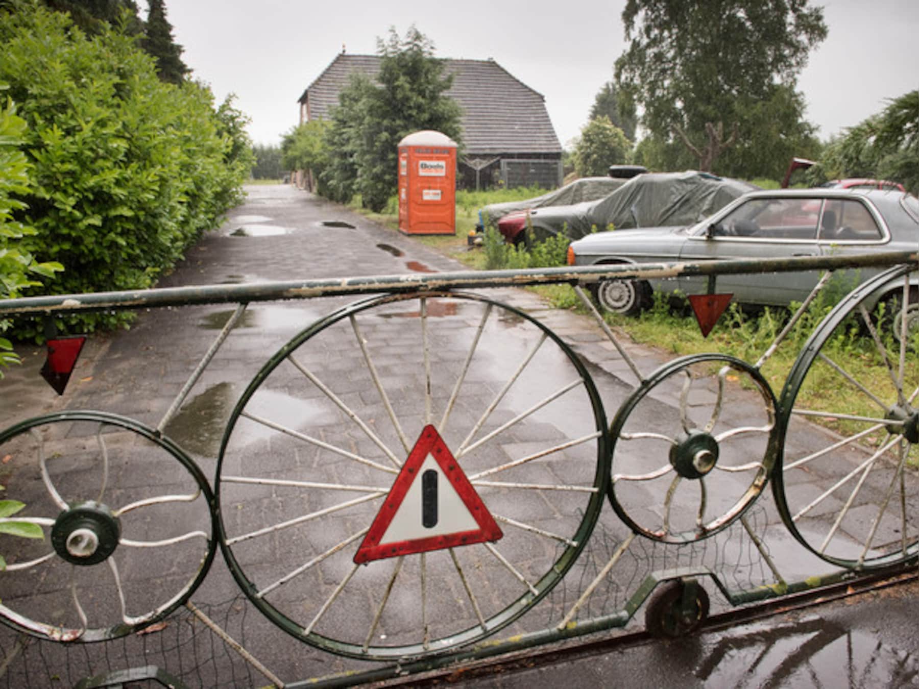 De woning van Jan B. in Hulten.
