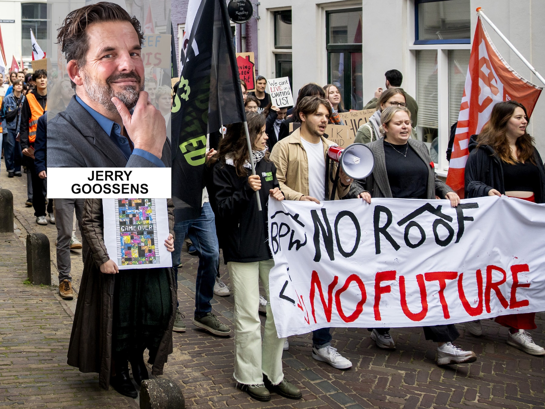 Asielzoekers zijn niet schuldig aan woningnood, vindt Jerry, maar beetje begrip voor jonge starters is op z’n plek