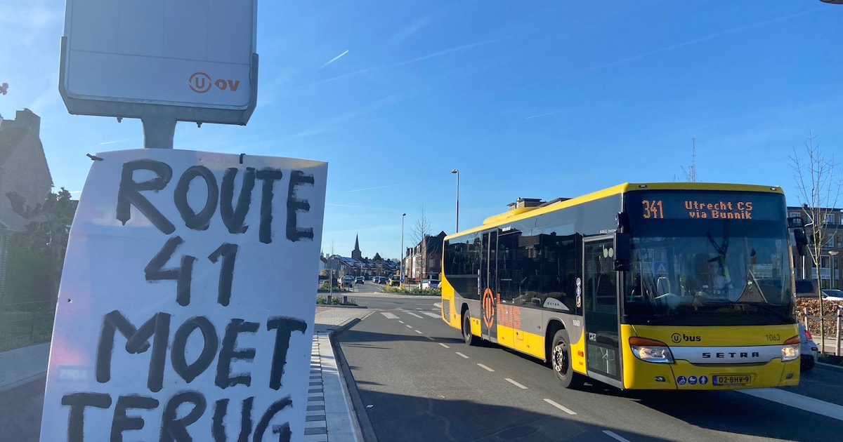 Stil protest tegen aanhoudende ov-ellende in Wijk bij Duurstede: ‘Route 41 moet terug’