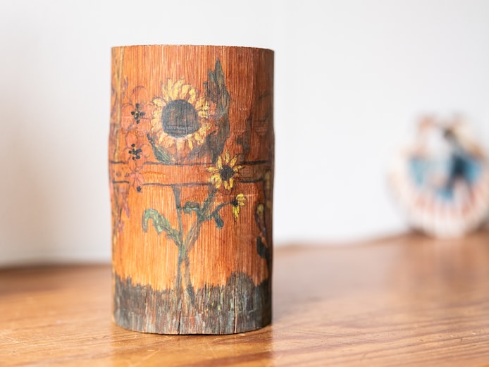 Deze pennenhouder is gemaakt van bamboe, in het Jappenkamp.