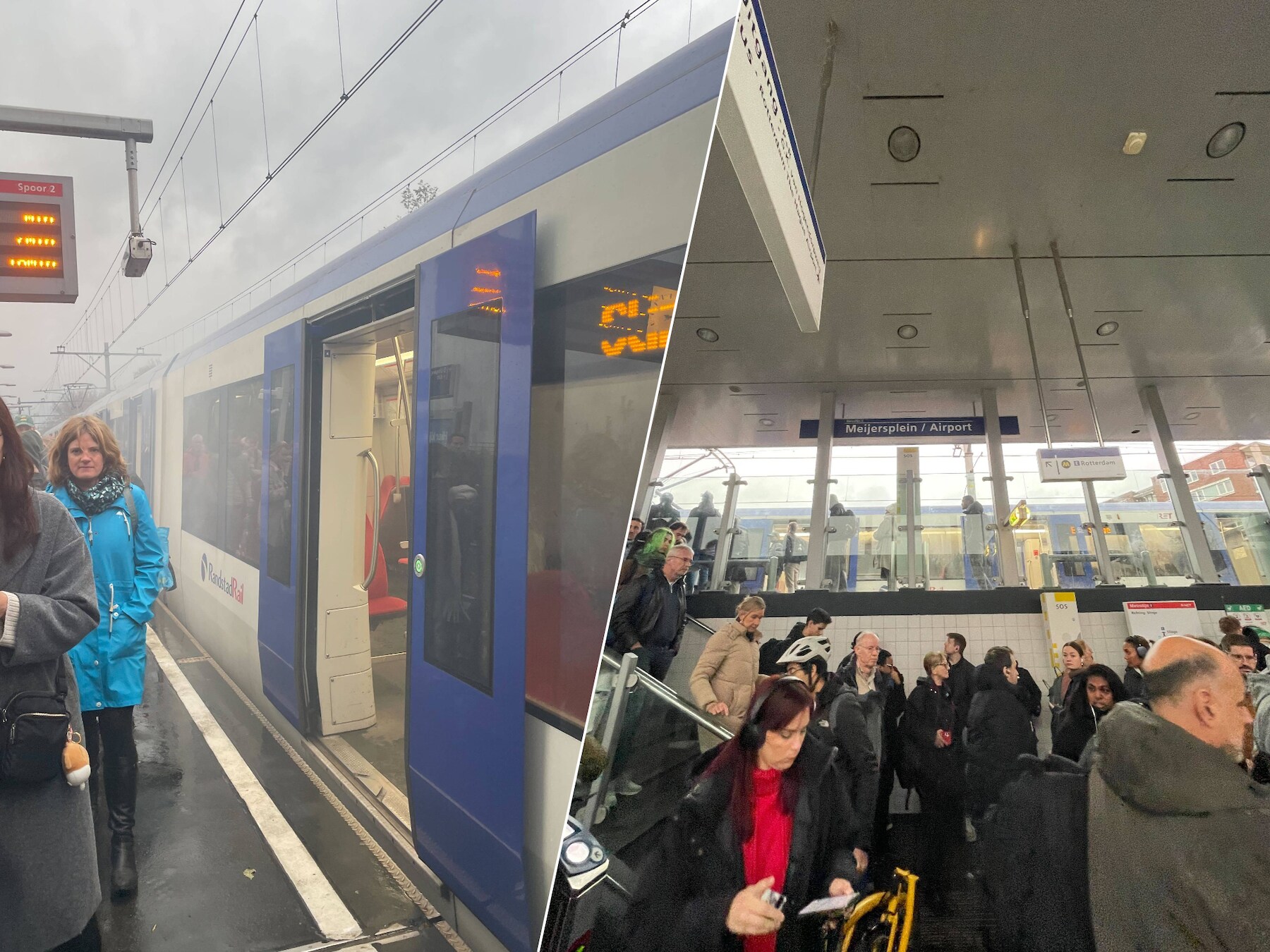 Metroverkeer bij Meijersplein weer hervat na rookontwikkeling in metro: ‘Ineens was er rook’